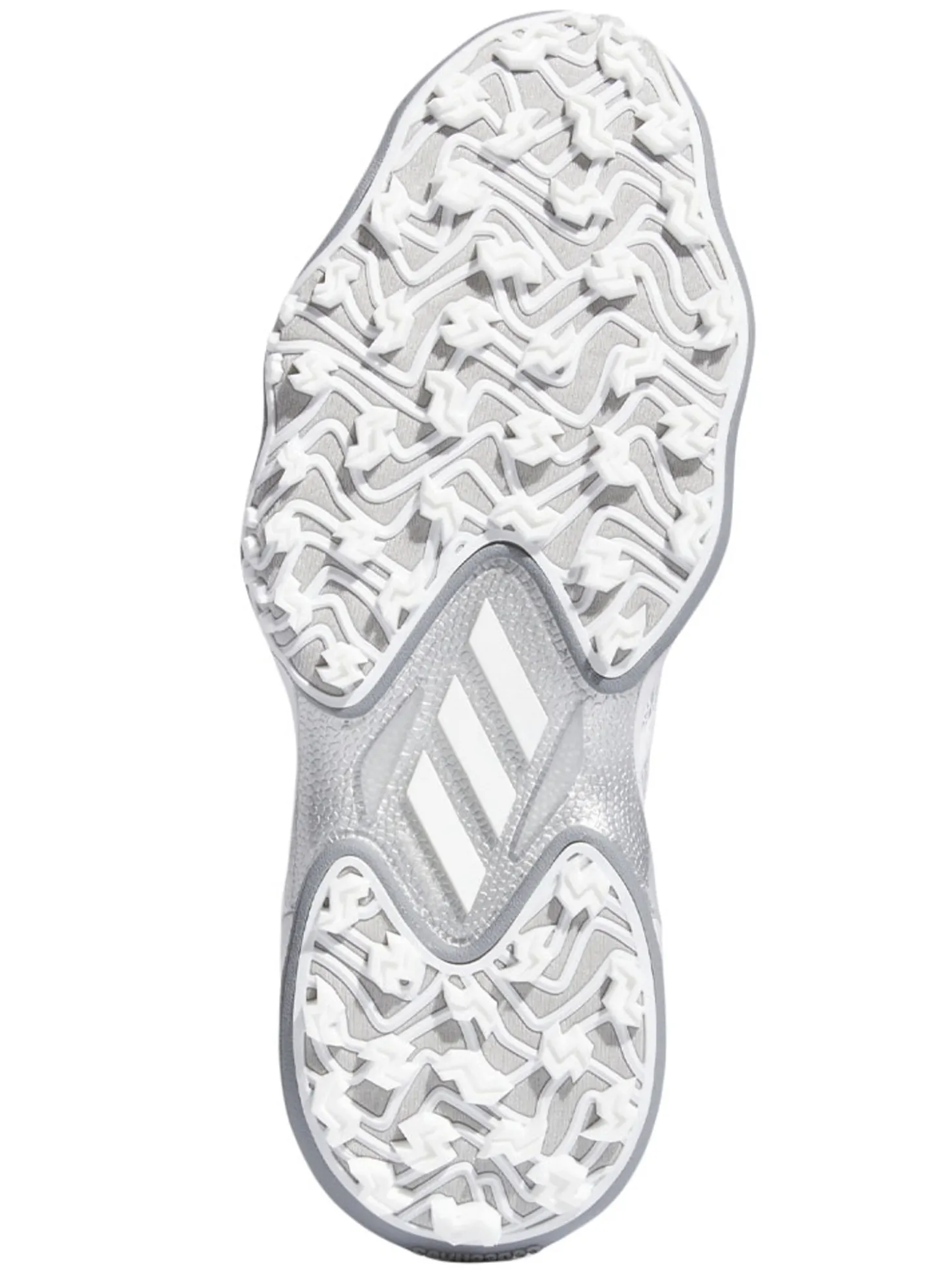 adidas Codechaos 25 Spikeless Golf Shoes - Ftwr White/Silver Met./Grey Two