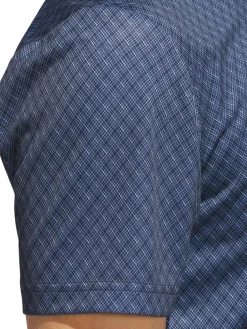 adidas Core Allover Print Polo Shirt - Collegiate Navy/White