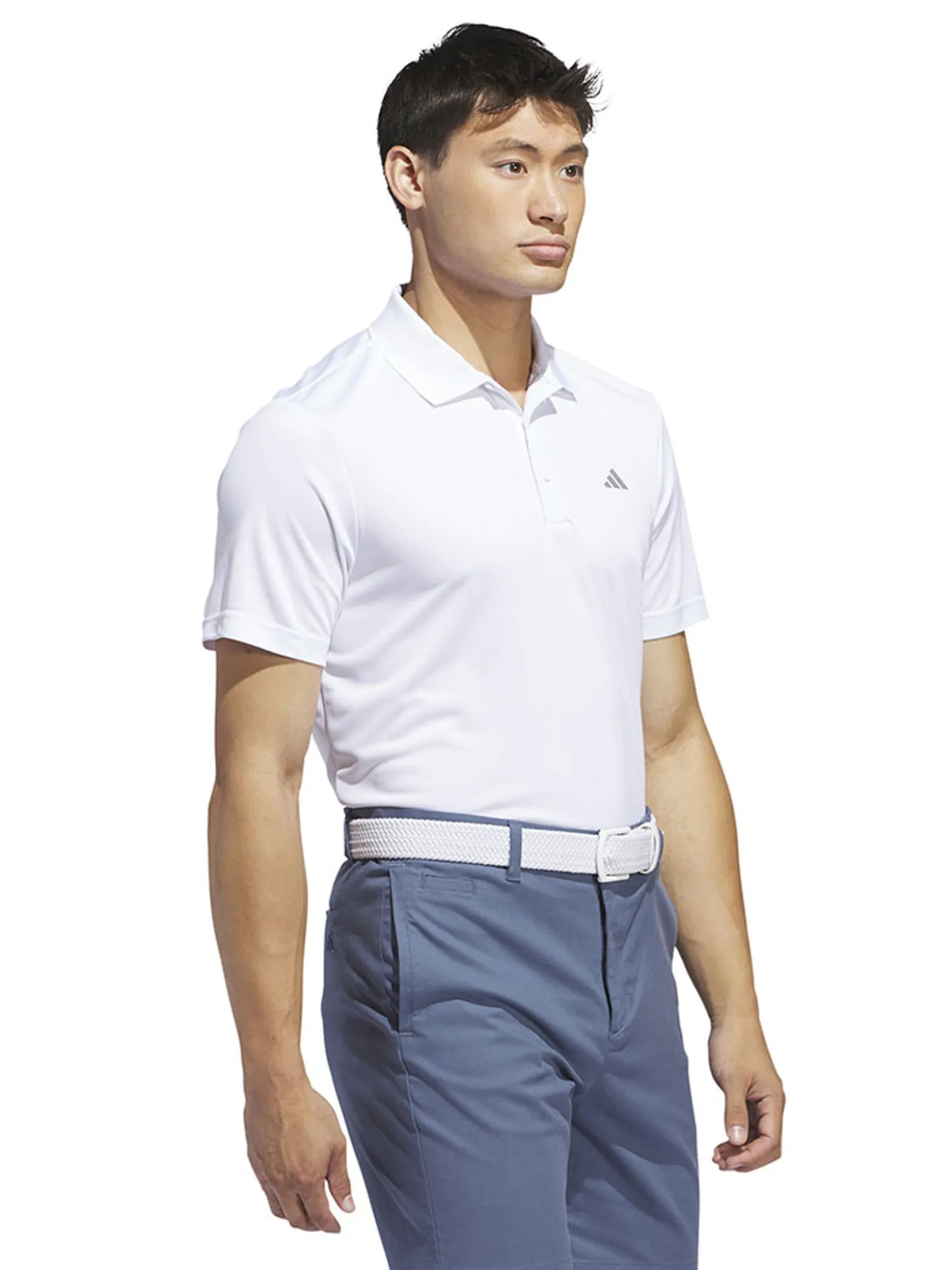 adidas Core Performance PrimeGreen Polo Shirt - White