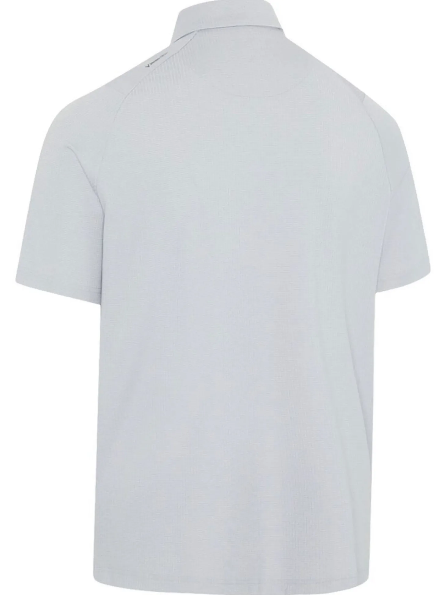 Callaway Ventilated Classic Jacquard Golf Polo - Grey Dawn