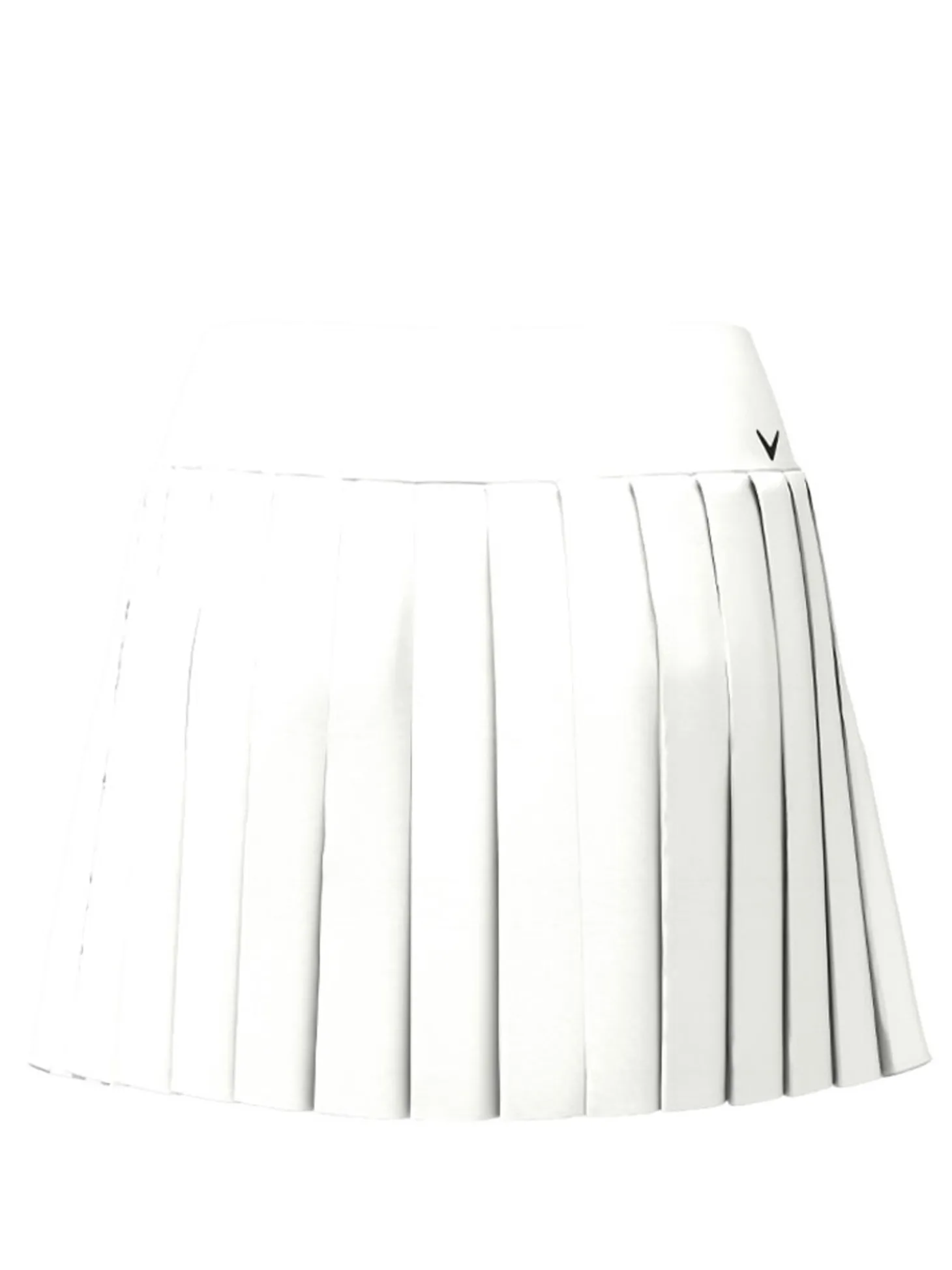 Callaway Women's Pleat High Waist 16-Inch Skort - Brilliant White