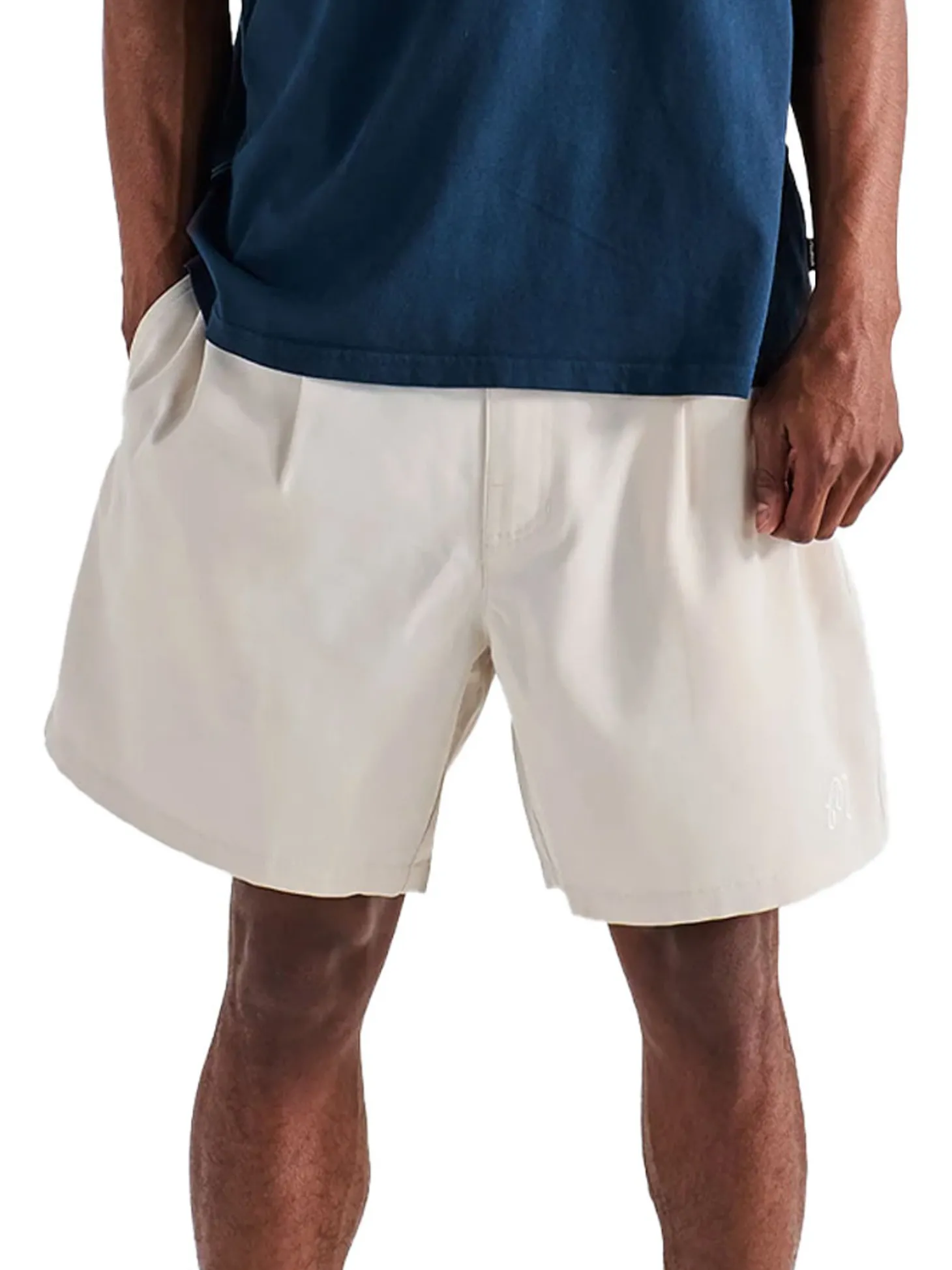 Malbon Classic Pleated Short - Sand