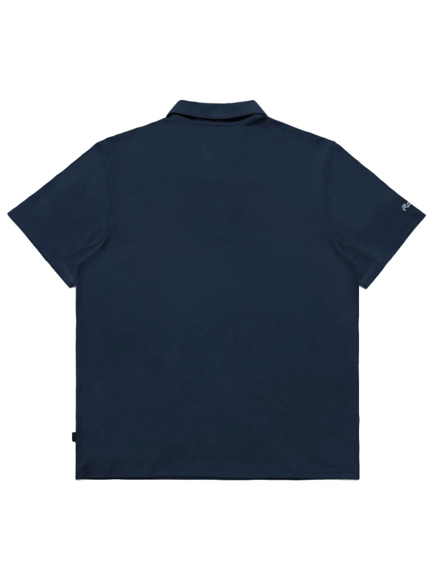 Malbon Performance Pique Polo - Navy