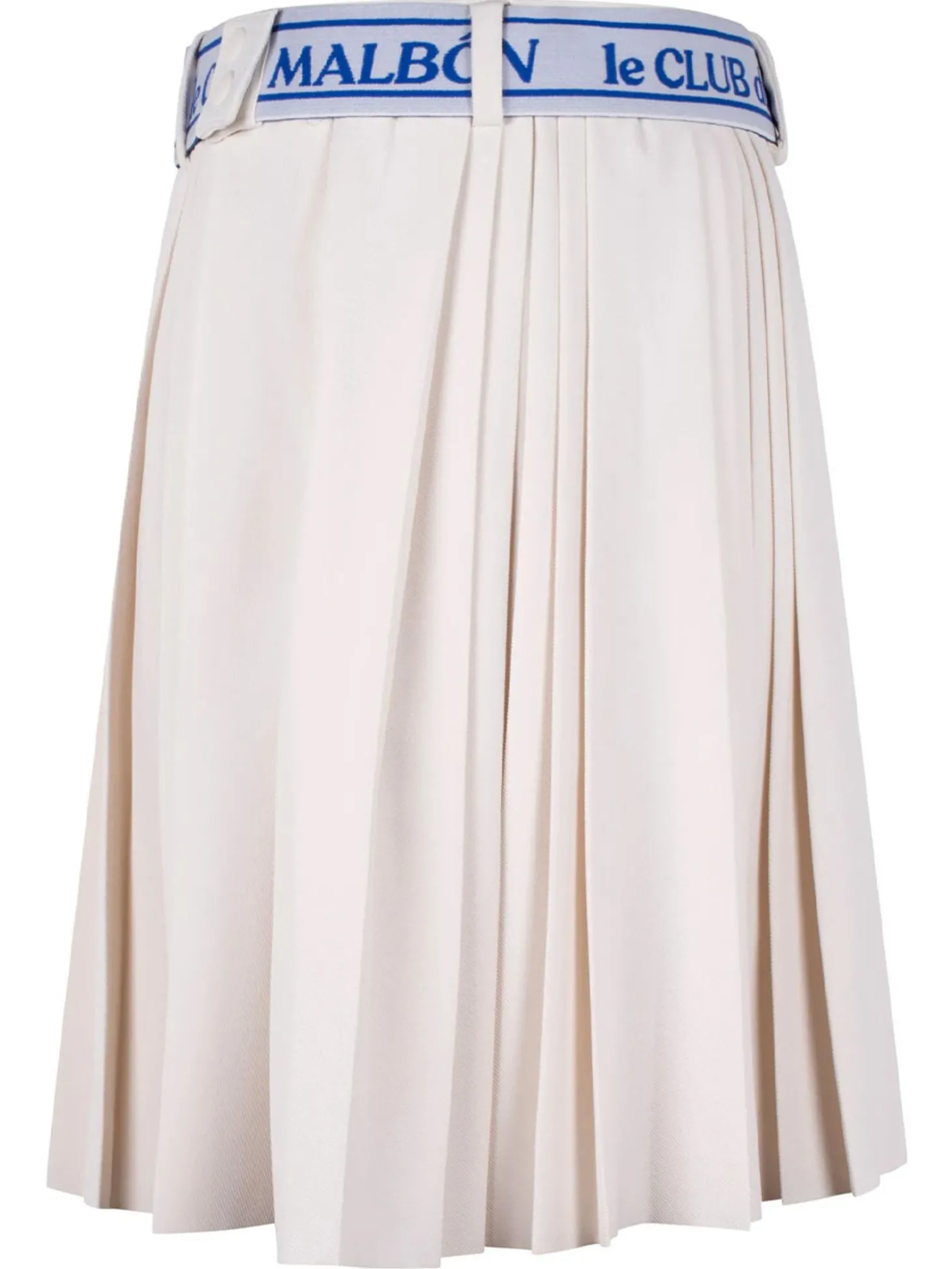 Malbon Womens Joelle Pleated Skort - Ivory
