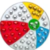 Navika Swarovski Crystal Beach Ball Marker