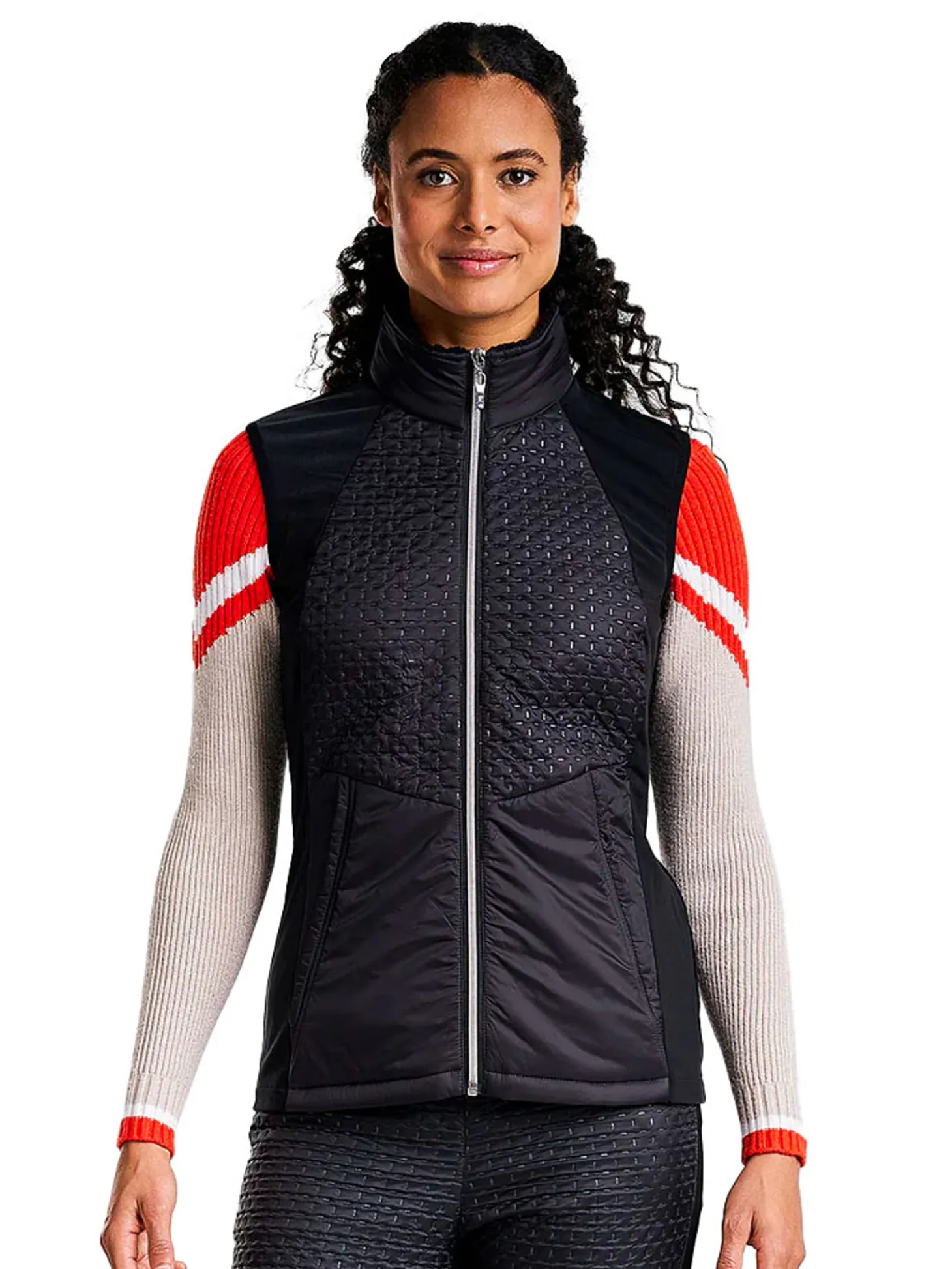 Nivo Women's Mika Full Zip Vest - Black