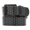 Original Penguin Reversible All Over Pete Printed Belt - Caviar