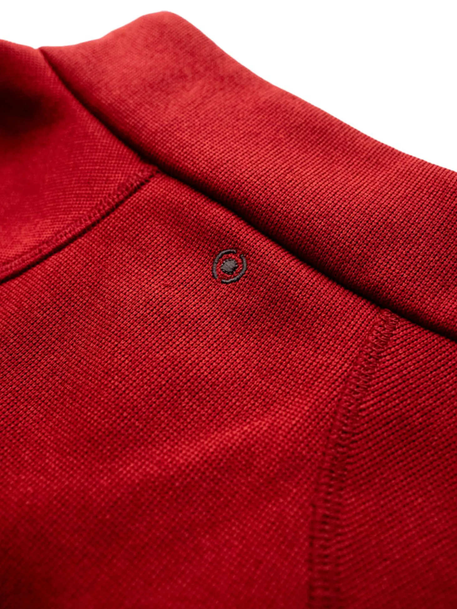Ping Ramsey 1/2 Zip Ribbed Fleece - Rich Red Marl