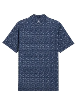 Puma MATTR Port Golf Polo - Deep Navy - White Glow/Deep Navy