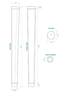 Sweet Rollz Putter Grip - Mamba
