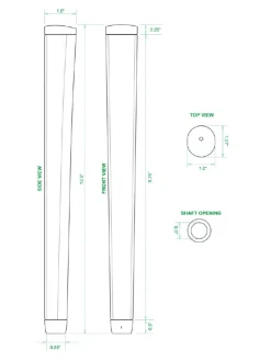 Sweet Rollz Skinny Putter Grip - La Pina