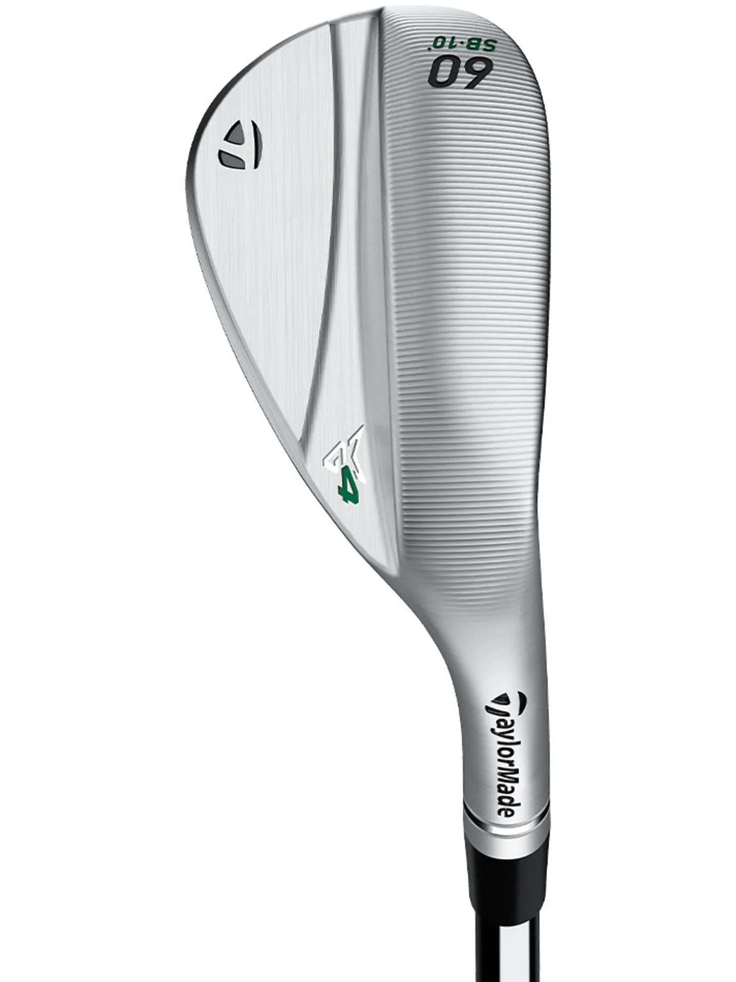 TaylorMade Milled Grind 4 Wedge - Satin RAW Chrome