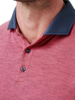 TravisMathew Common Interest Polo - Rose Wine