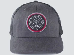 TravisMathew The Patch Cap - Heather Grey Pinstripe