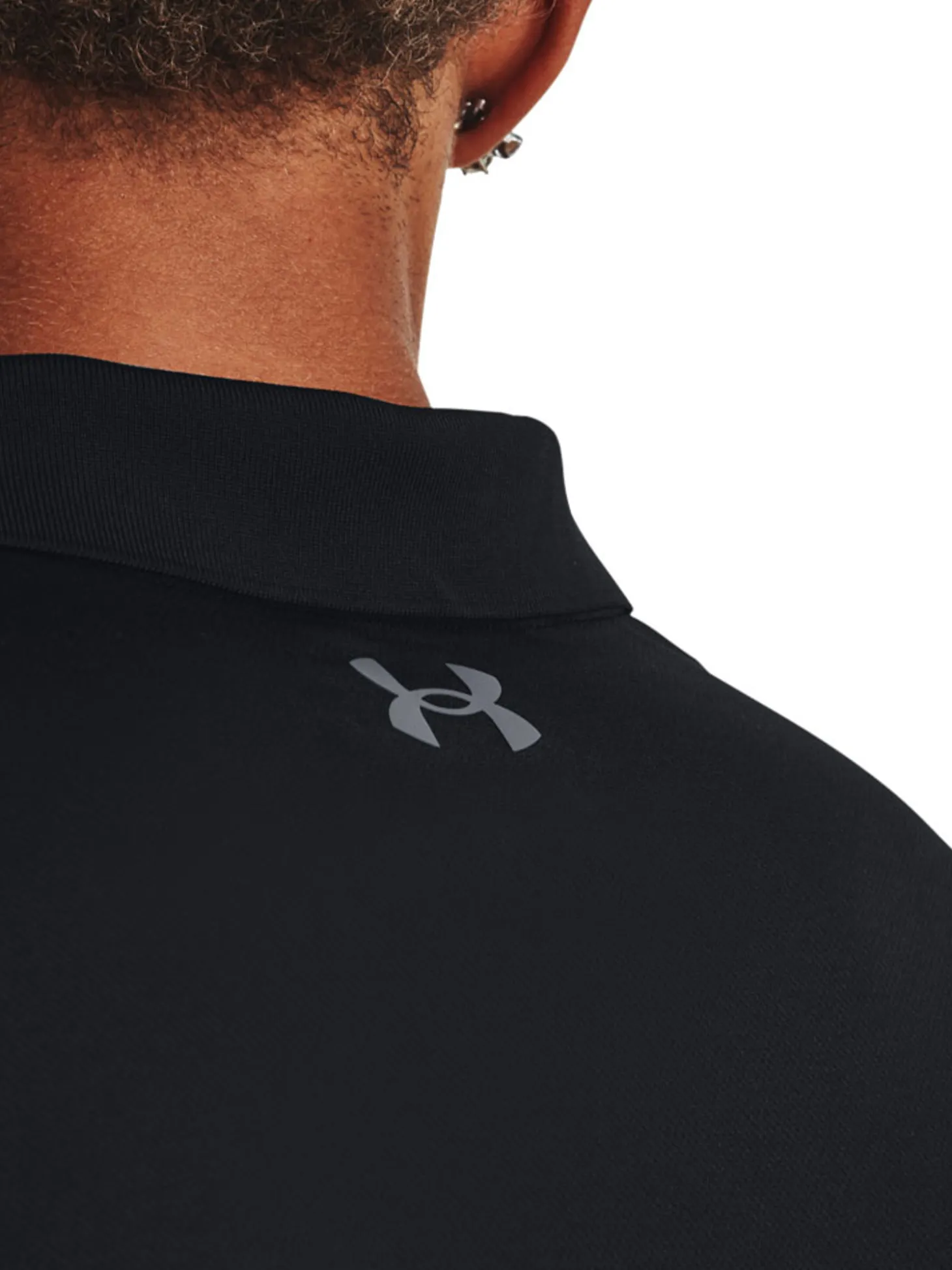 Under Armour Matchplay Long Sleeve Polo - Black
